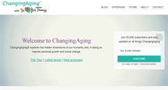 Desktop Screenshot of changingaging.org